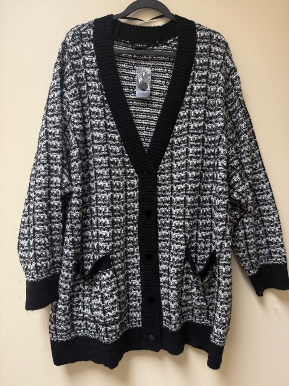 NWT◼️Torrid Chunky Boyfriend Cardigan V neck Sweater Multi◼️